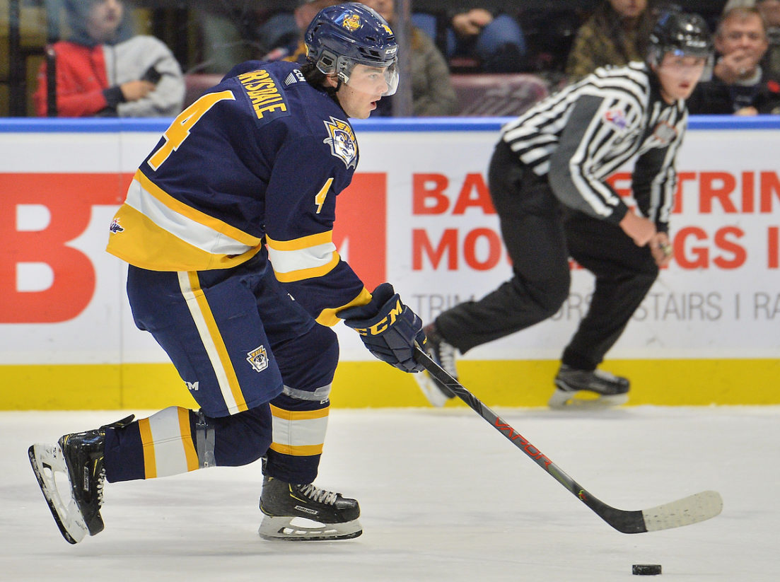 Jamie Drysdale of the Erie Otters. Photo by Terry Wilson / OHL Images.
