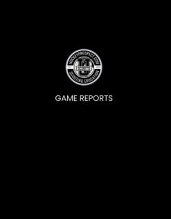 Game Reports Book for Scouting