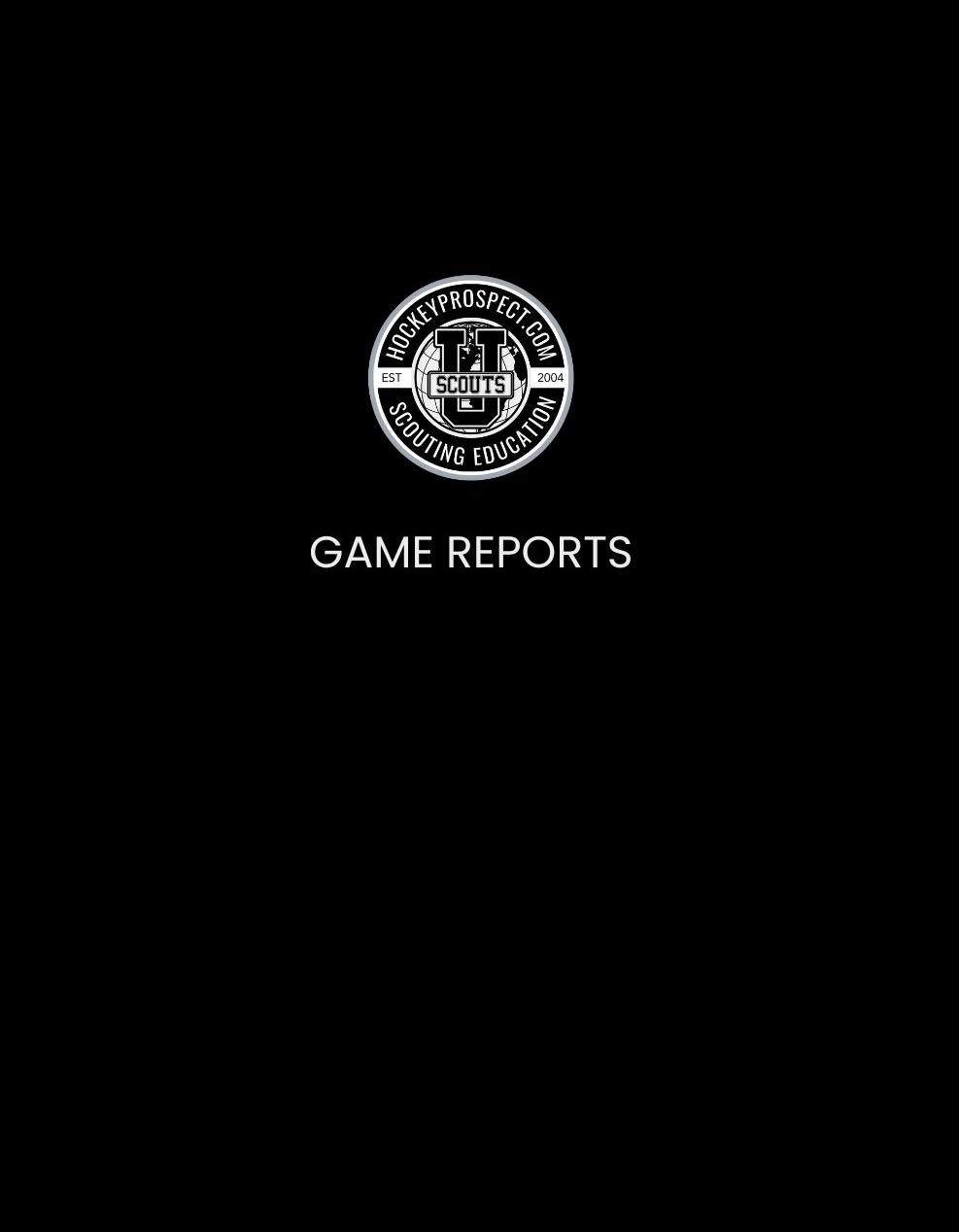 Game Reports Book for Scouting